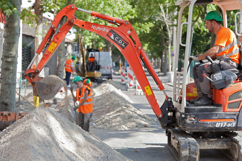 Travaux de génie civil pour éclairage public – ville de Vaulx-en-velin