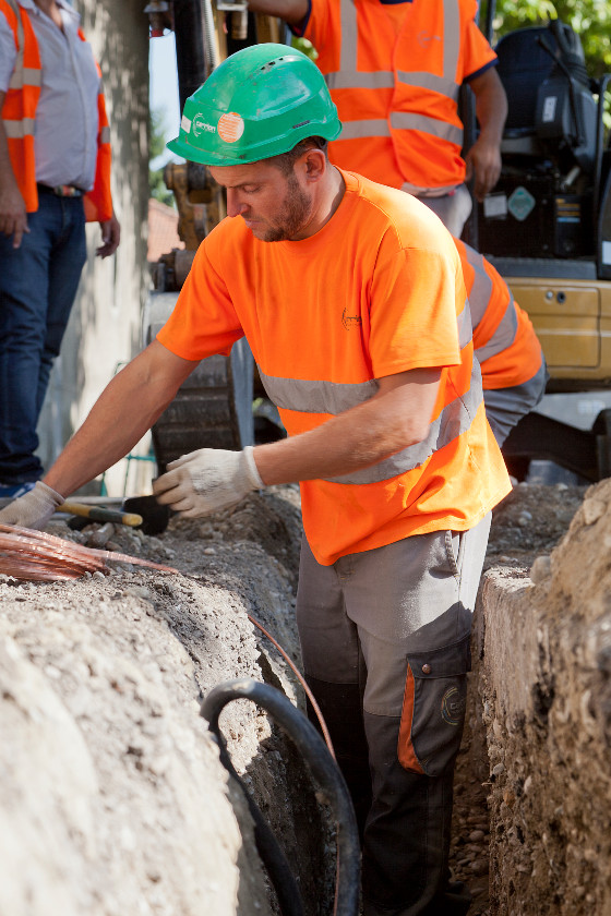 Travaux de génie civil pour éclairage public – ville de Vaulx-en-velin