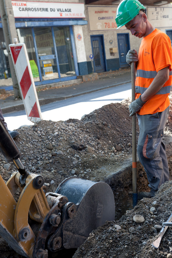 Travaux de génie civil pour éclairage public – ville de Vaulx-en-velin